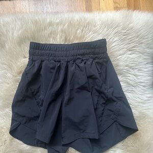 Lululemon black running shorts 4 as new!